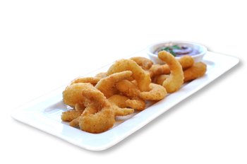 1/10 LB Country Breaded Shrimp Rounds, Tail-off